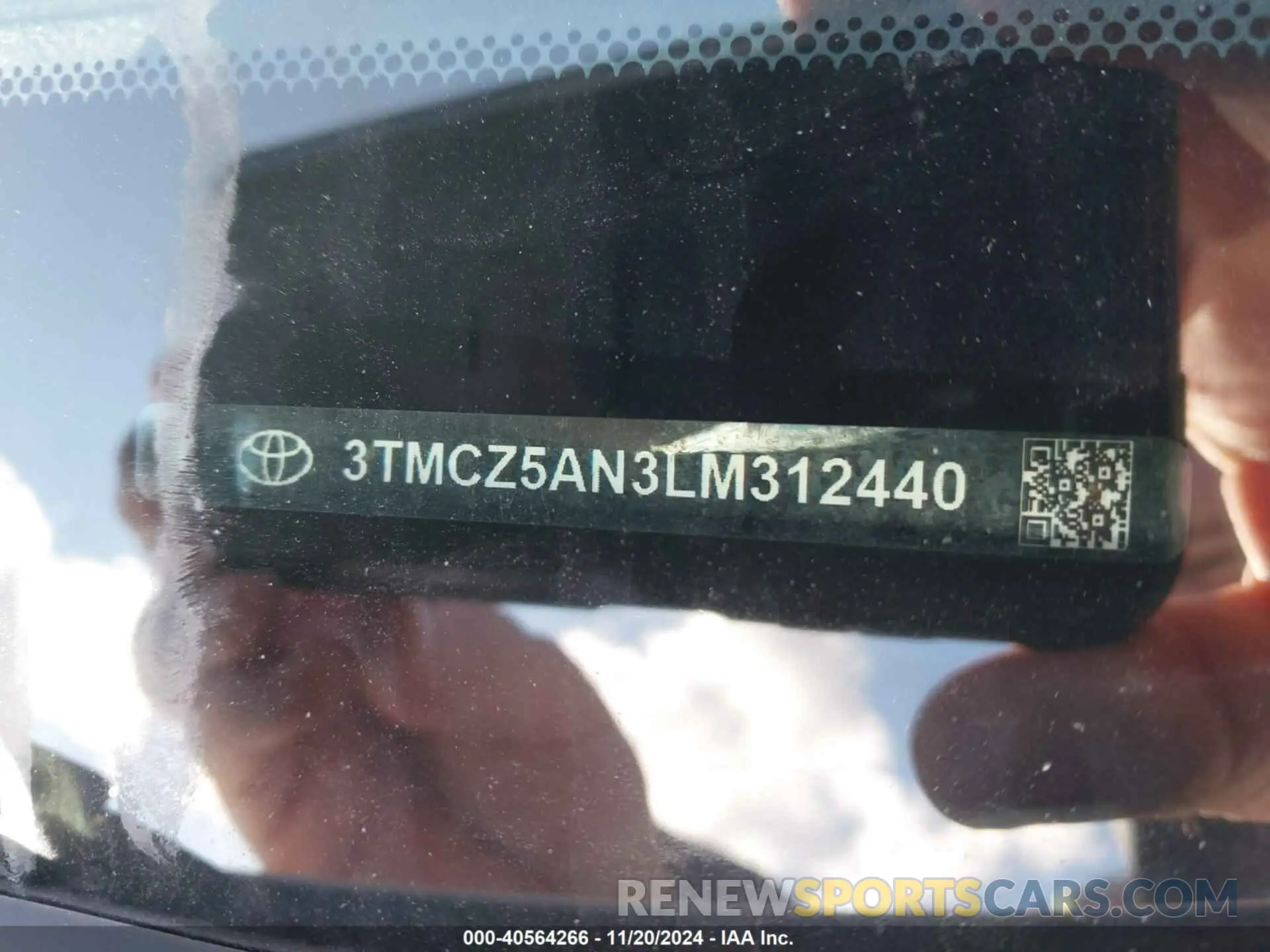 9 fotografías del automóvil dañado 3TMCZ5AN2PM558837 TOYOTA TACOMA 2023