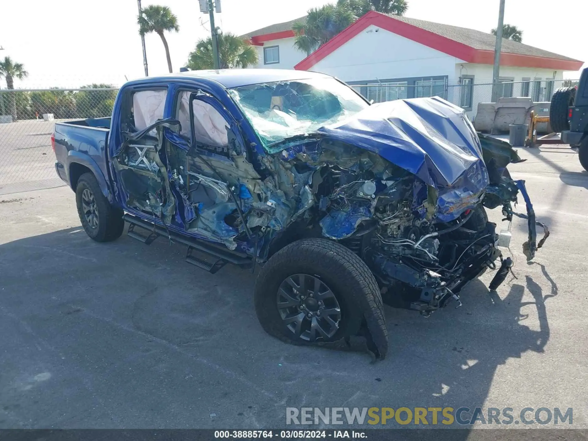 1 fotografías del automóvil dañado 3TMCZ5AN2PM569577 TOYOTA TACOMA 2023