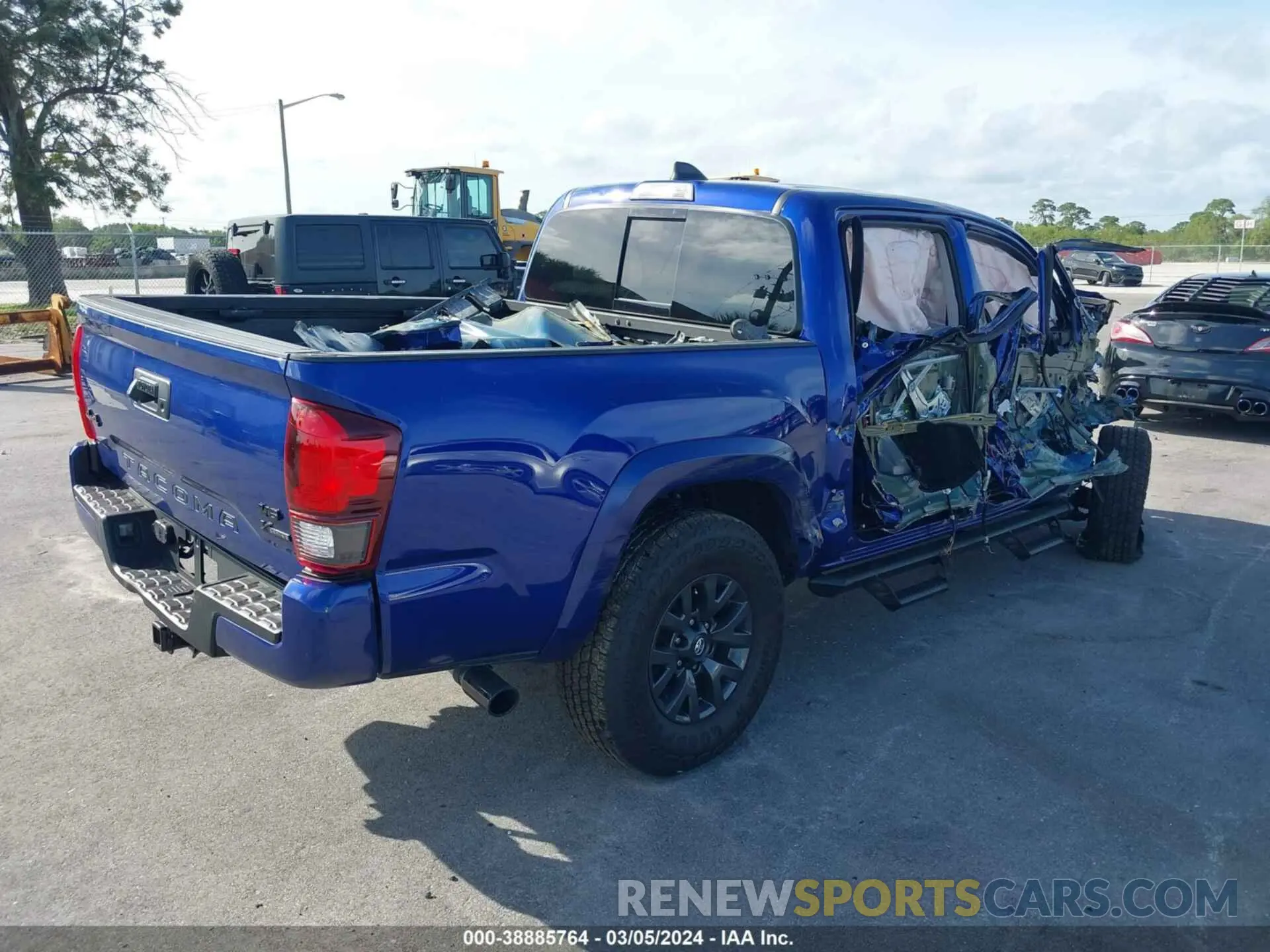 4 fotografías del automóvil dañado 3TMCZ5AN2PM569577 TOYOTA TACOMA 2023