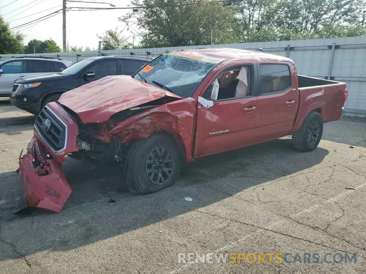 1 fotografías del automóvil dañado 3TMCZ5AN2PM605302 TOYOTA TACOMA 2023