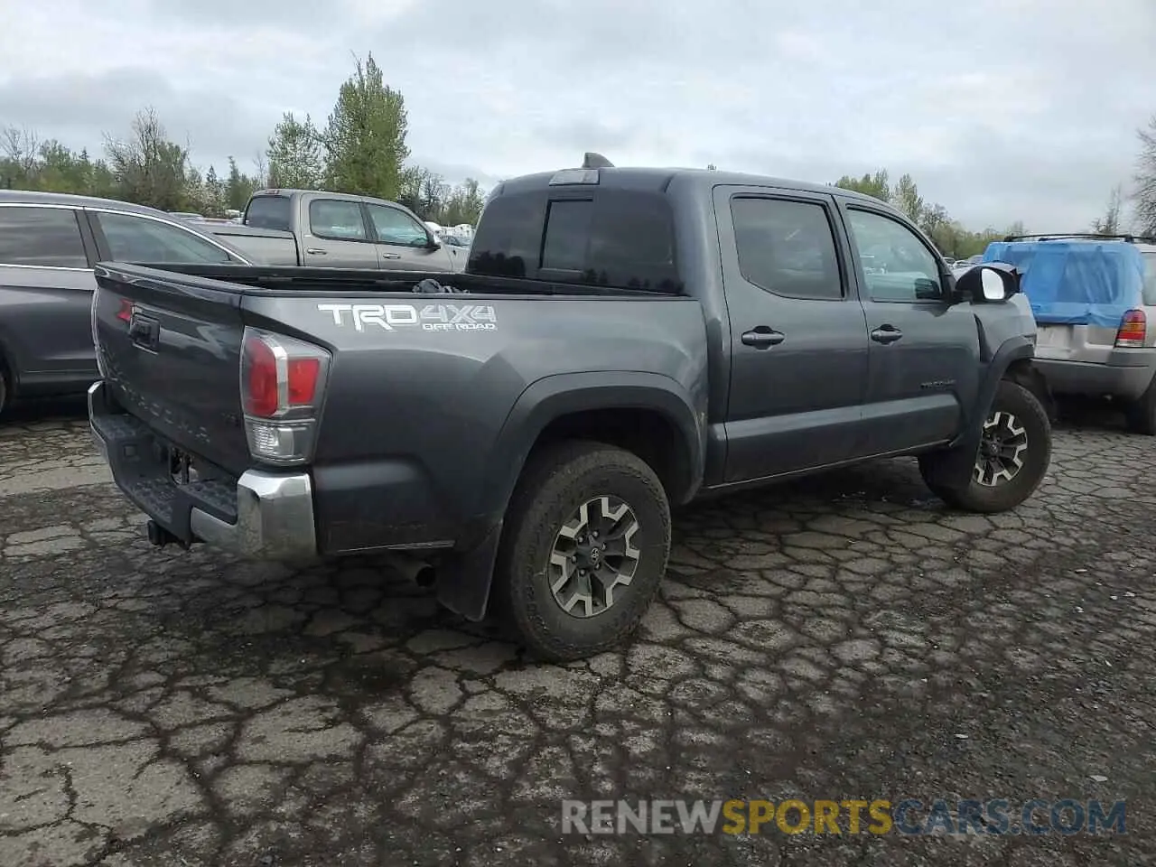 3 fotografías del automóvil dañado 3TMCZ5AN2PM607731 TOYOTA TACOMA 2023