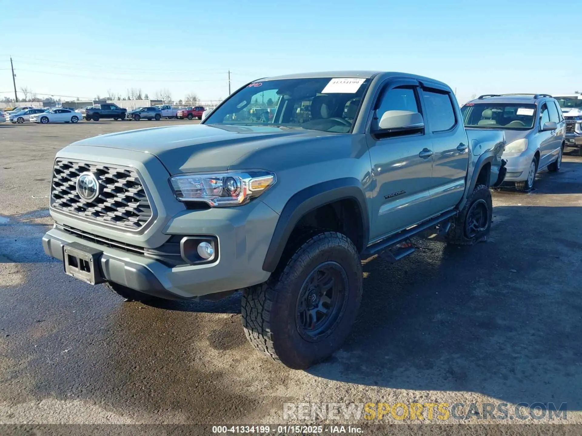 2 fotografías del automóvil dañado 3TMCZ5AN2PM619104 TOYOTA TACOMA 2023