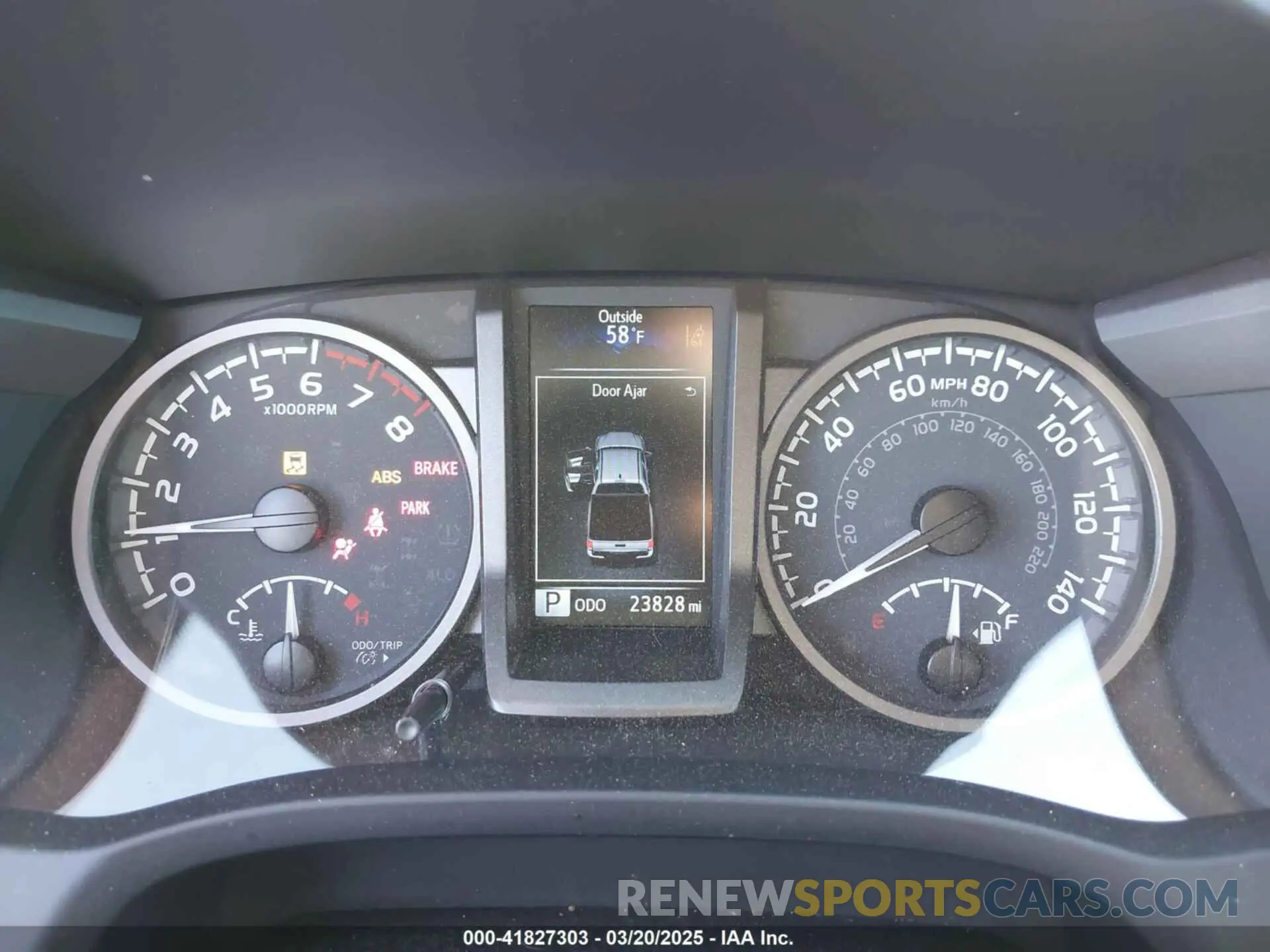7 fotografías del automóvil dañado 3TMCZ5AN2PM623508 TOYOTA TACOMA 2023