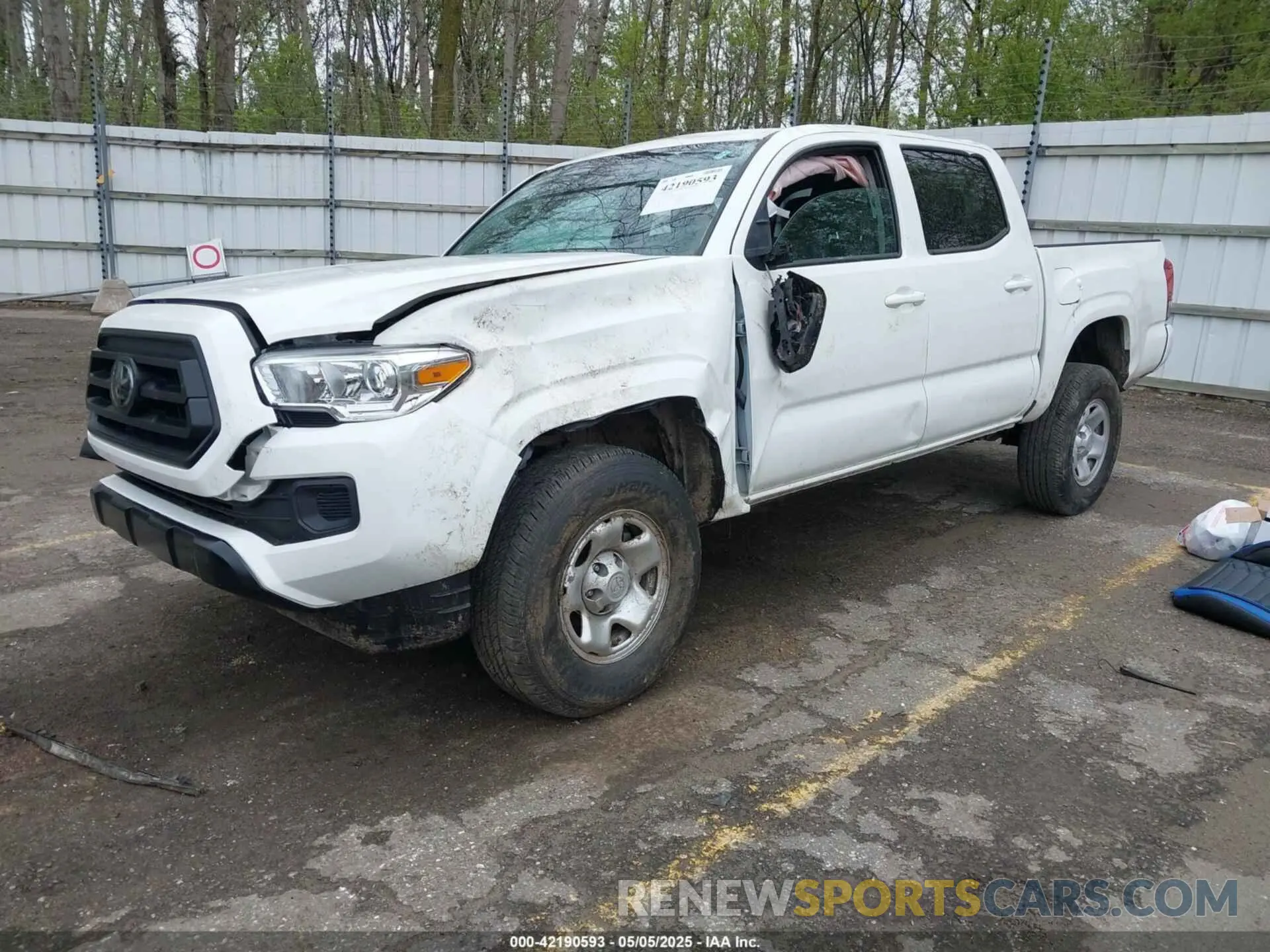 2 fotografías del automóvil dañado 3TMCZ5AN2PM630667 TOYOTA TACOMA 2023
