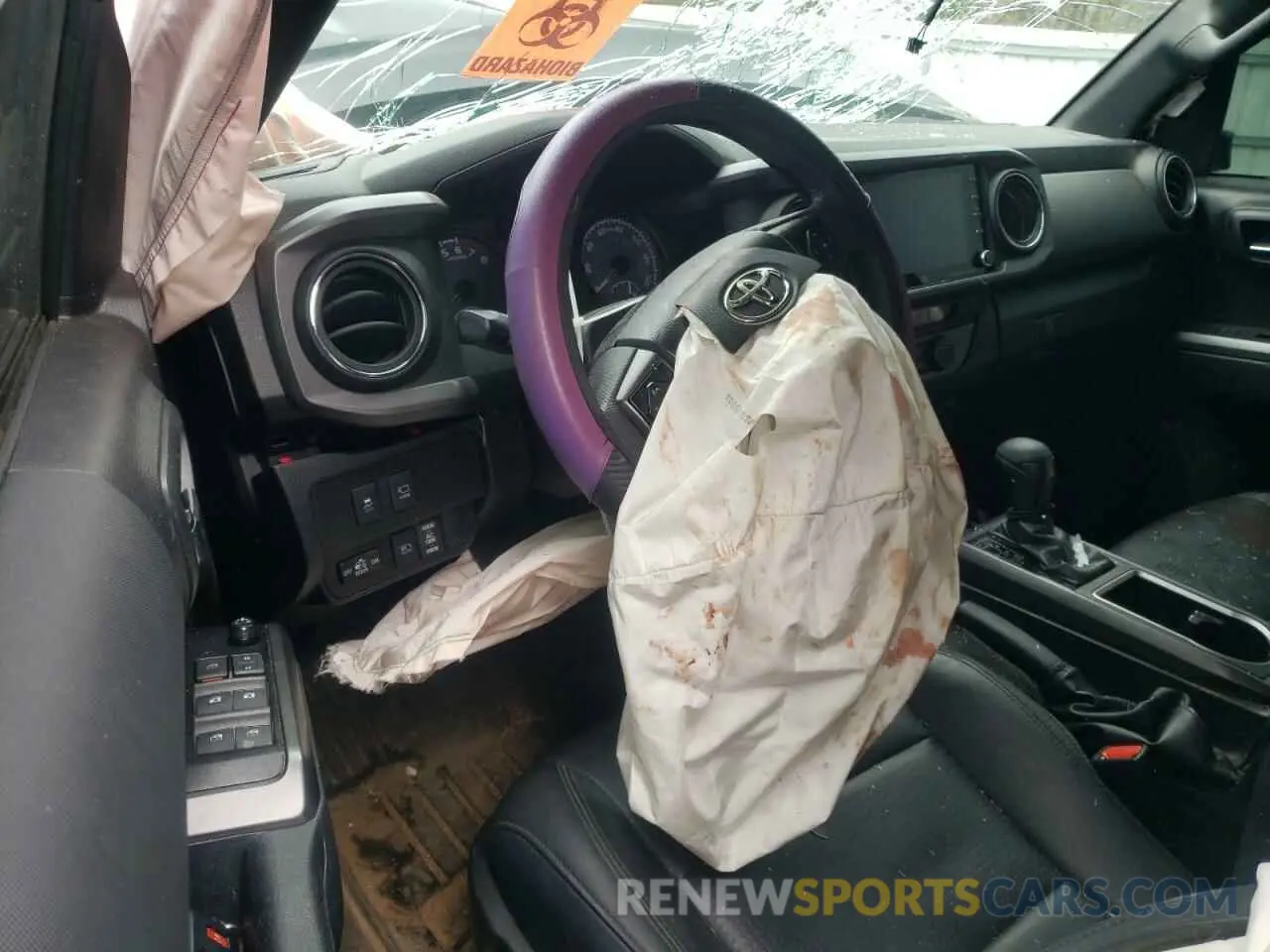 8 fotografías del automóvil dañado 3TMCZ5AN3PM581348 TOYOTA TACOMA 2023