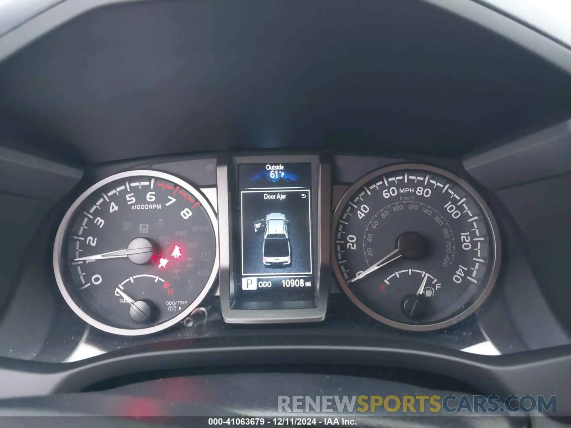 7 fotografías del automóvil dañado 3TMCZ5AN3PM606555 TOYOTA TACOMA 2023