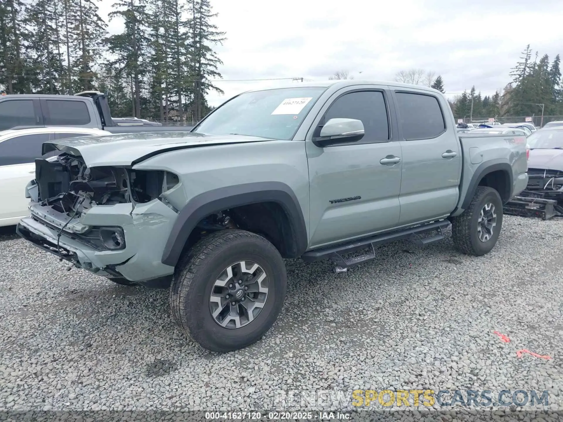 2 fotografías del automóvil dañado 3TMCZ5AN3PM621797 TOYOTA TACOMA 2023