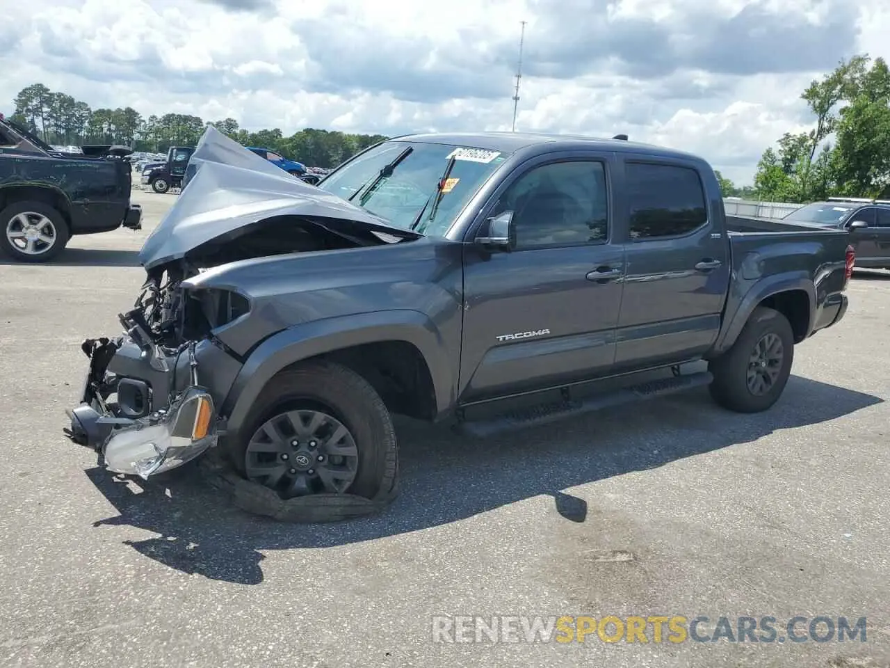 1 fotografías del automóvil dañado 3TMCZ5AN3PM627597 TOYOTA TACOMA 2023