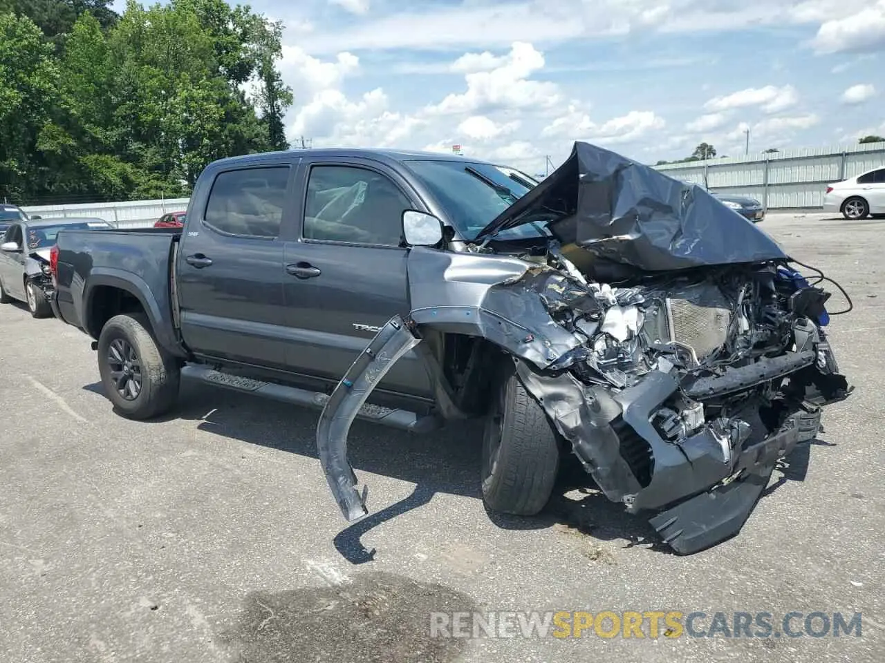 4 fotografías del automóvil dañado 3TMCZ5AN3PM627597 TOYOTA TACOMA 2023
