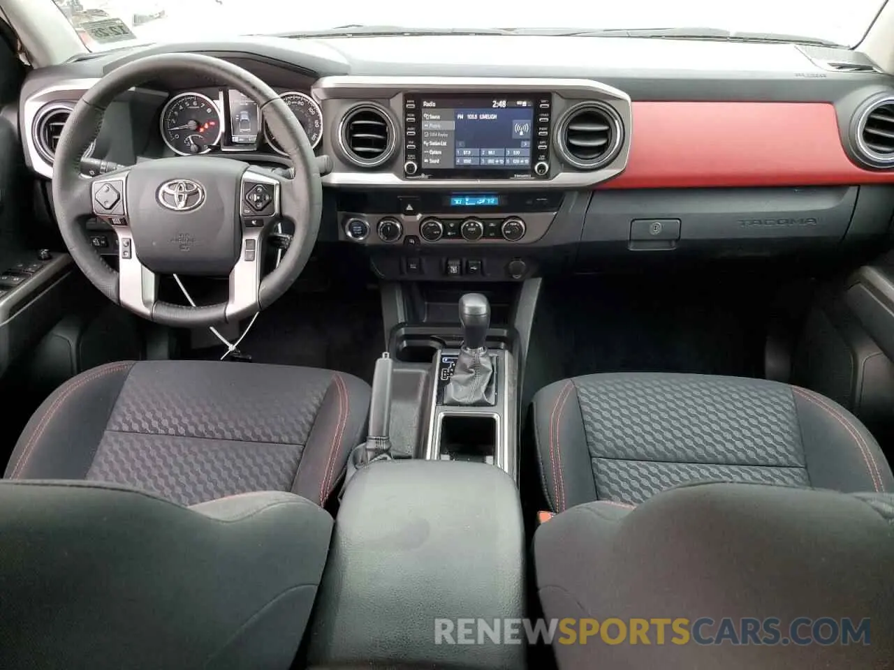 8 fotografías del automóvil dañado 3TMCZ5AN3PM647512 TOYOTA TACOMA 2023