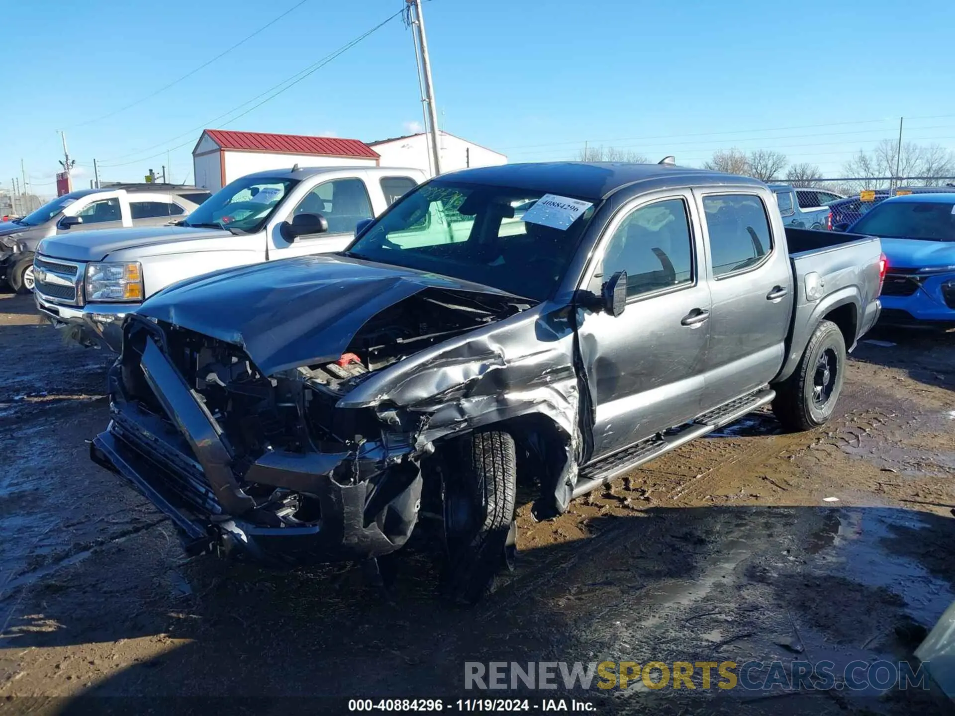 2 fotografías del automóvil dañado 3TMCZ5AN4PM538329 TOYOTA TACOMA 2023