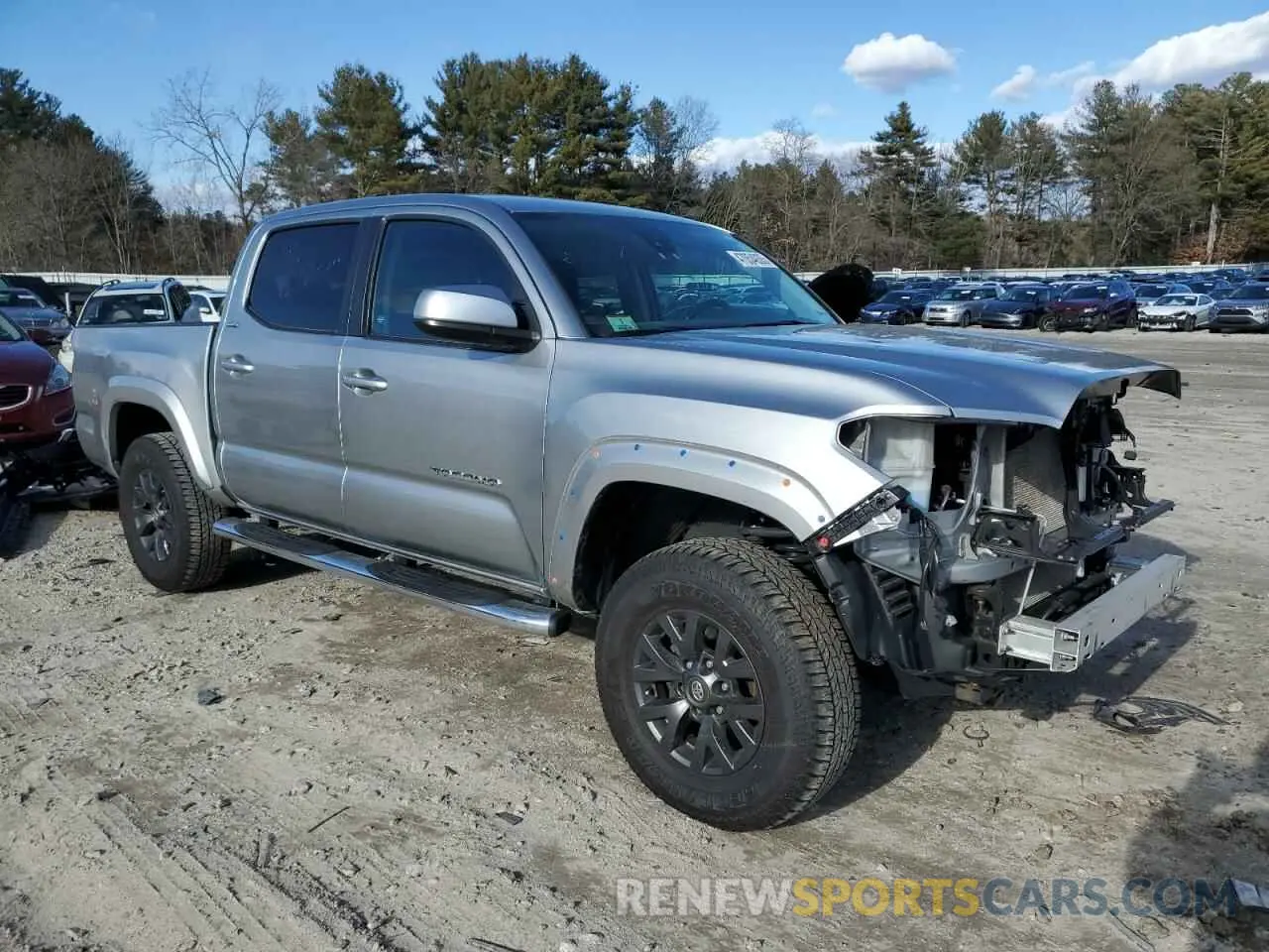 4 fotografías del automóvil dañado 3TMCZ5AN4PM541151 TOYOTA TACOMA 2023
