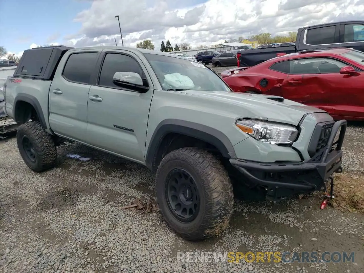 4 fotografías del automóvil dañado 3TMCZ5AN4PM583643 TOYOTA TACOMA 2023
