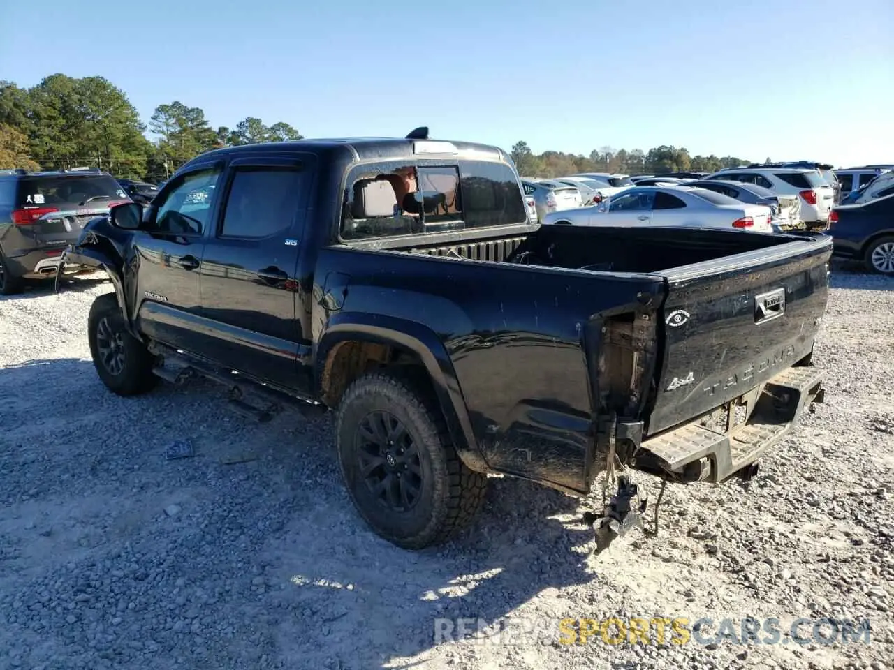 2 fotografías del automóvil dañado 3TMCZ5AN4PM596361 TOYOTA TACOMA 2023