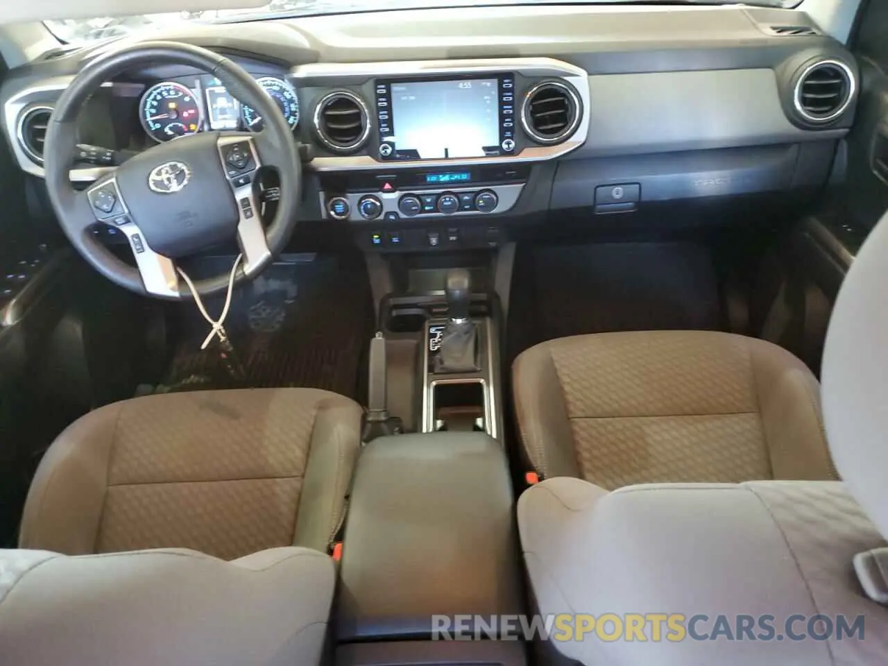 8 fotografías del automóvil dañado 3TMCZ5AN4PM599664 TOYOTA TACOMA 2023
