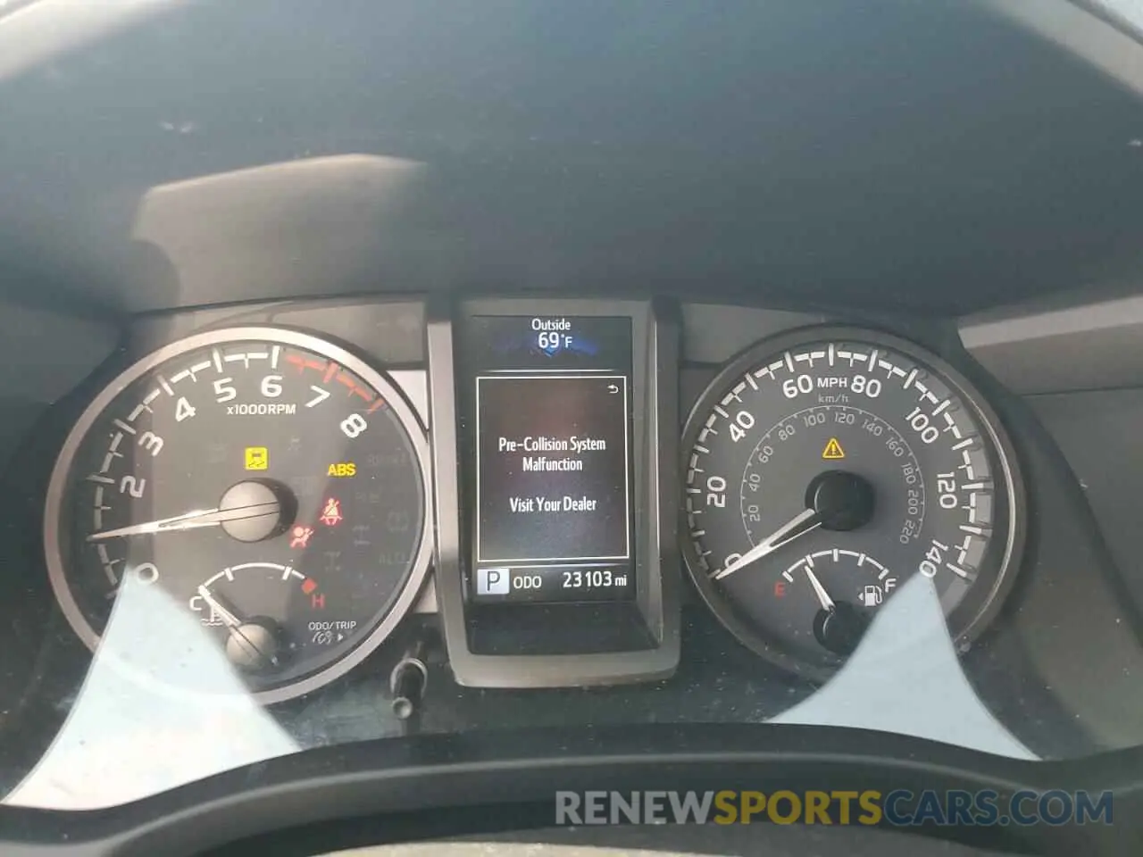 9 fotografías del automóvil dañado 3TMCZ5AN4PM627365 TOYOTA TACOMA 2023