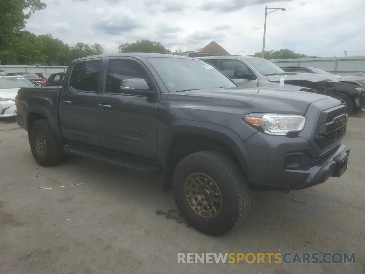 4 fotografías del automóvil dañado 3TMCZ5AN4PM635255 TOYOTA TACOMA 2023