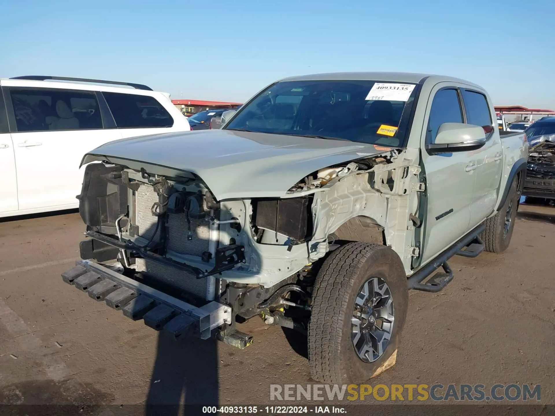 6 fotografías del automóvil dañado 3TMCZ5AN5PM553308 TOYOTA TACOMA 2023