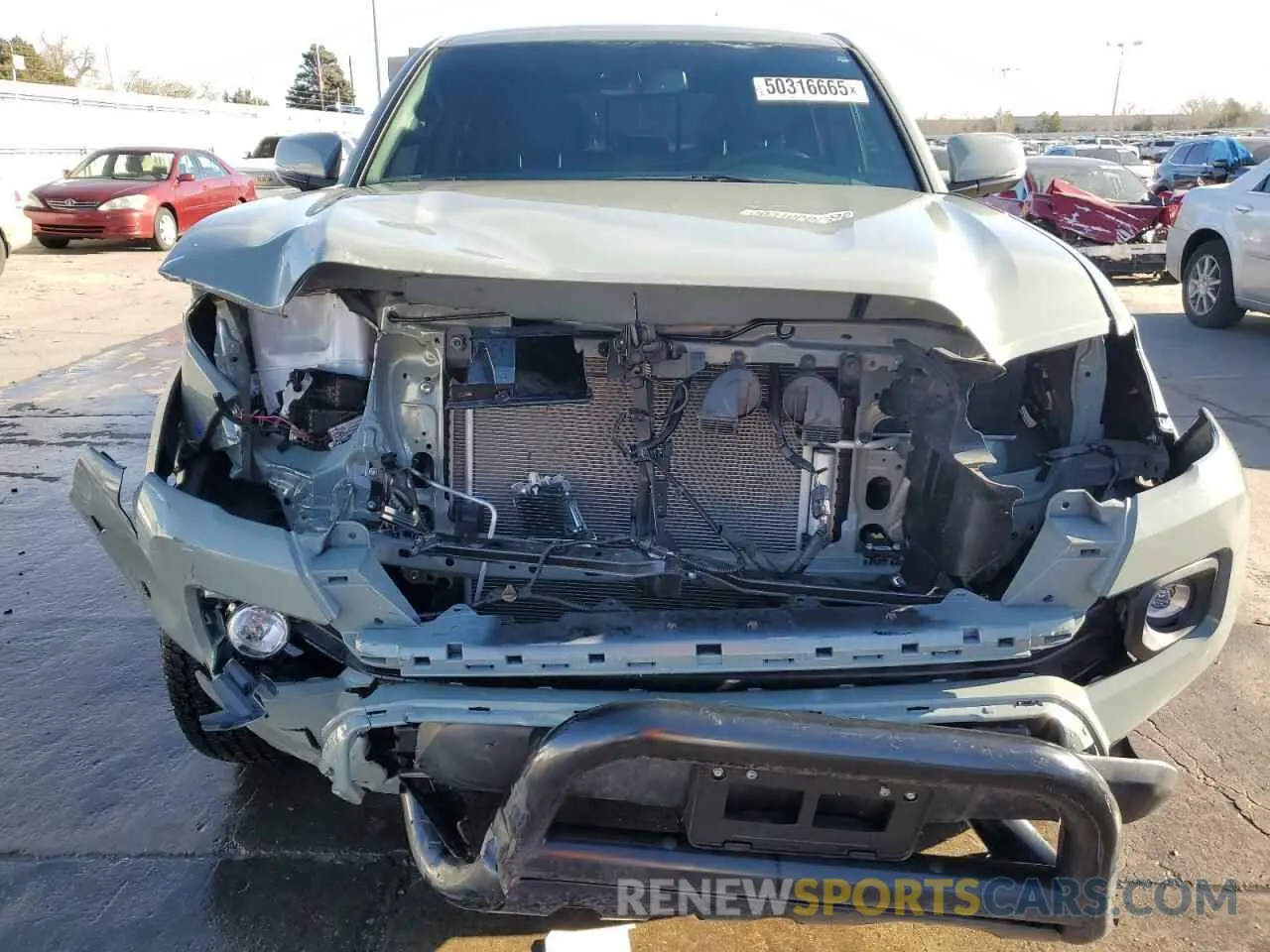 5 fotografías del automóvil dañado 3TMCZ5AN5PM612874 TOYOTA TACOMA 2023