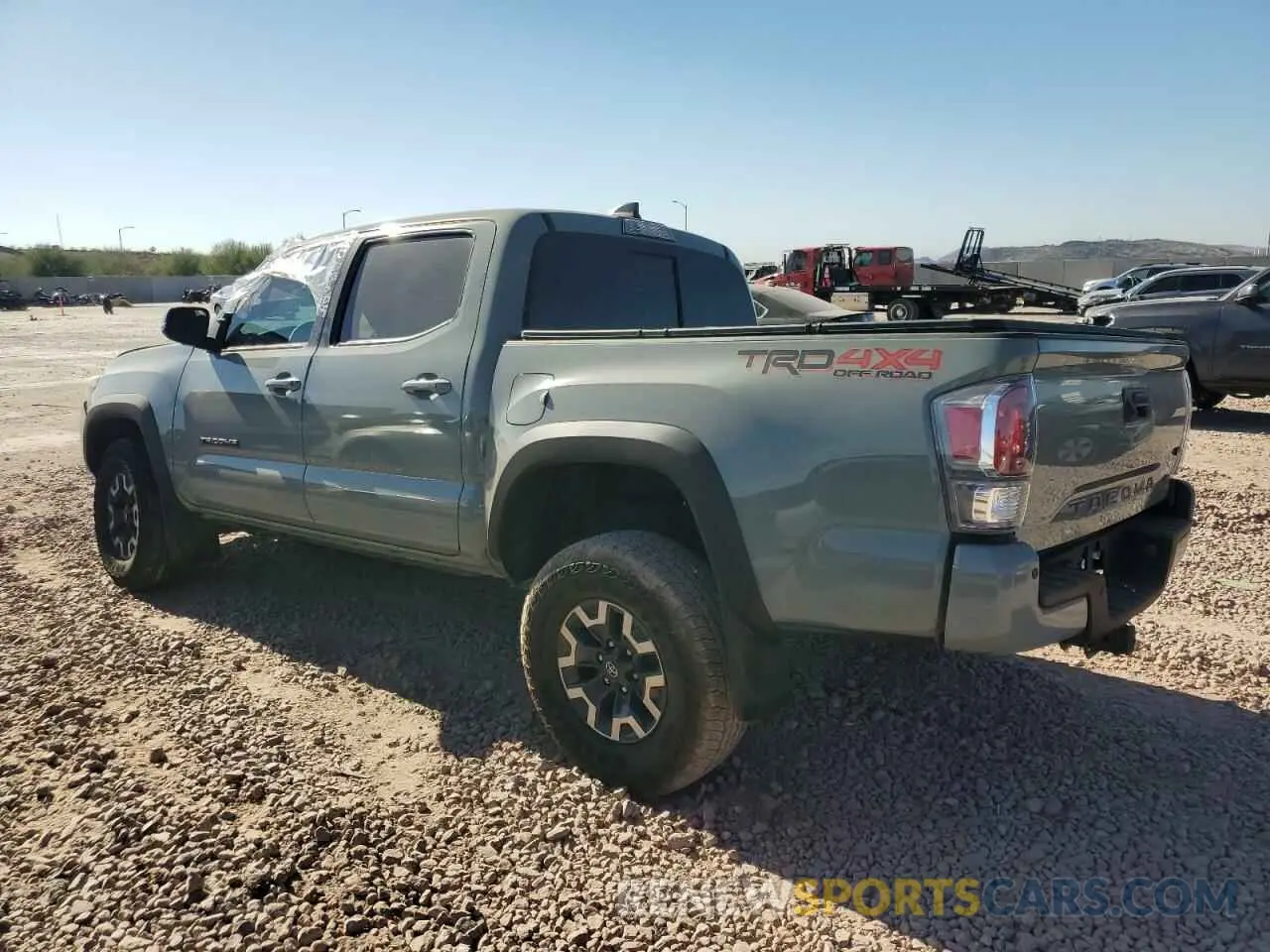 2 fotografías del automóvil dañado 3TMCZ5AN5PM630601 TOYOTA TACOMA 2023