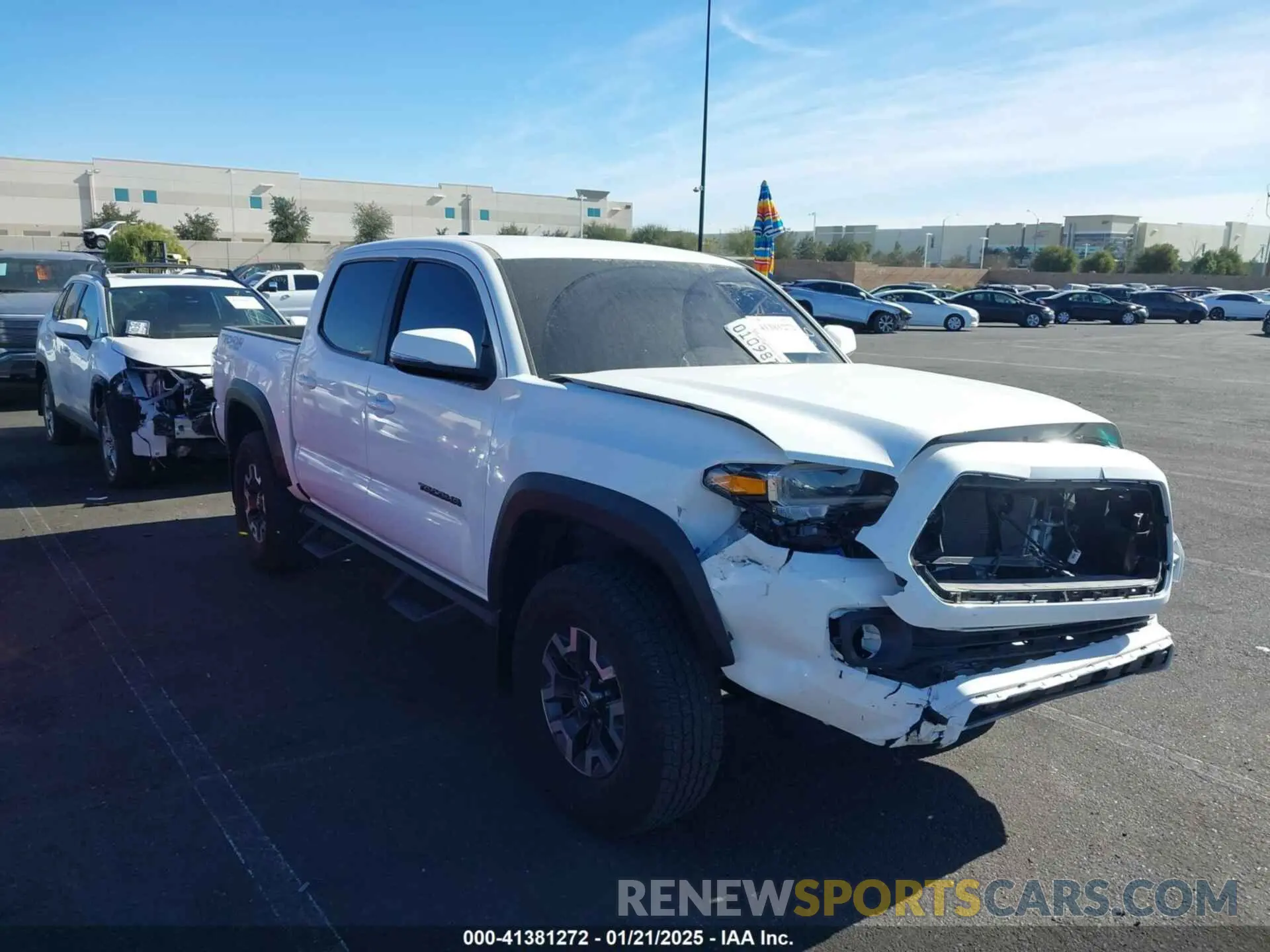 1 fotografías del automóvil dañado 3TMCZ5AN6PM575639 TOYOTA TACOMA 2023