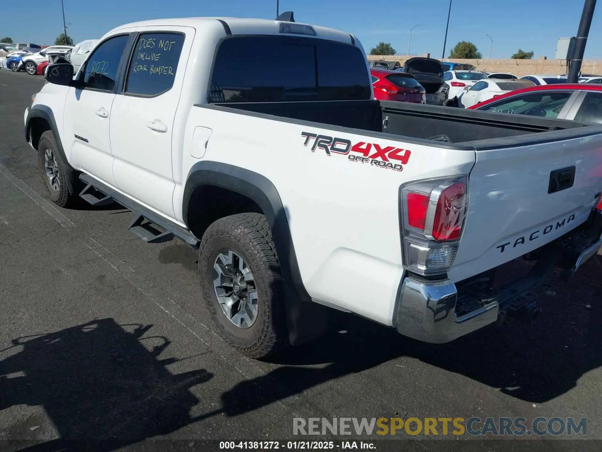 3 fotografías del automóvil dañado 3TMCZ5AN6PM575639 TOYOTA TACOMA 2023