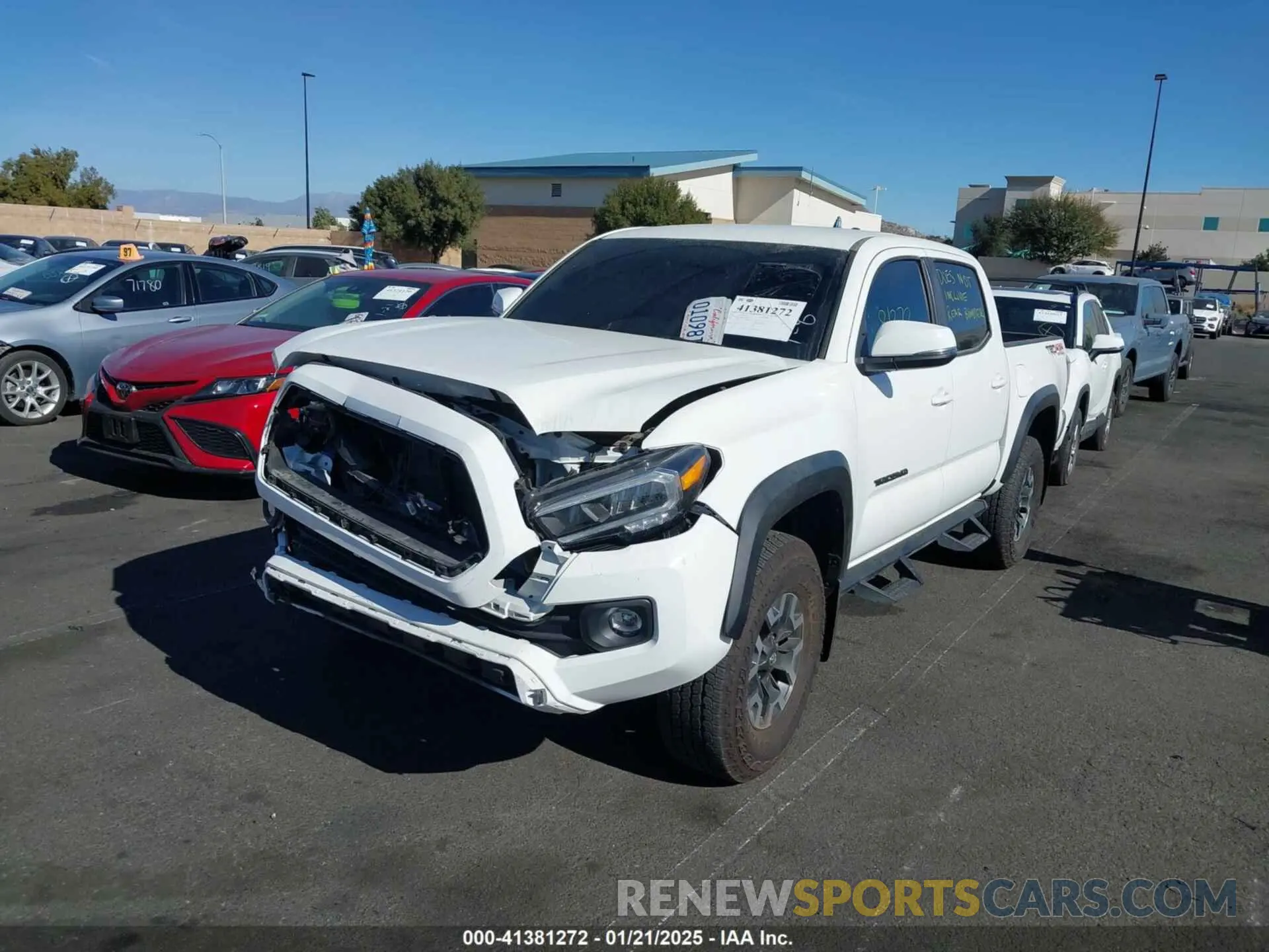 6 fotografías del automóvil dañado 3TMCZ5AN6PM575639 TOYOTA TACOMA 2023
