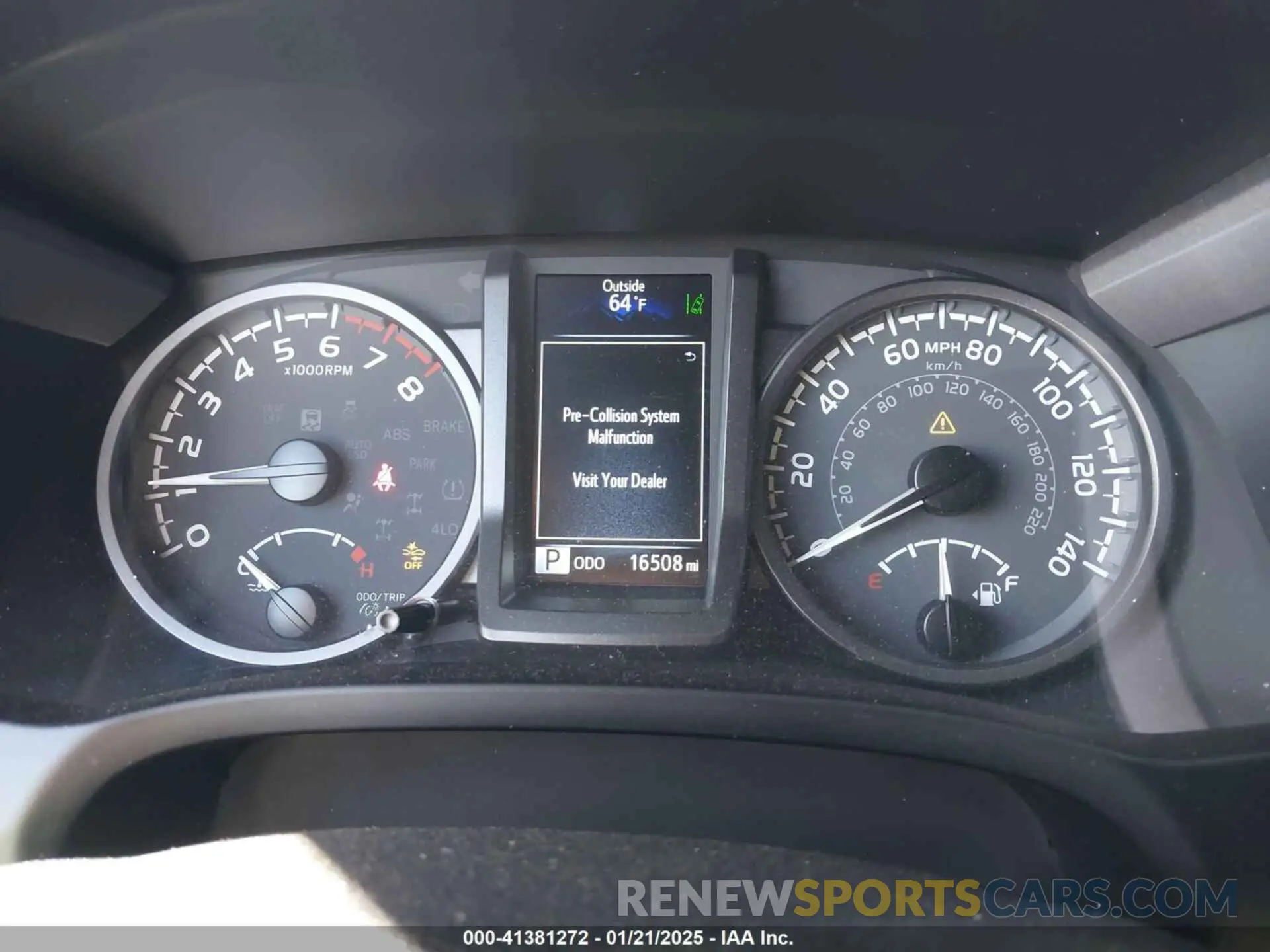 7 fotografías del automóvil dañado 3TMCZ5AN6PM575639 TOYOTA TACOMA 2023