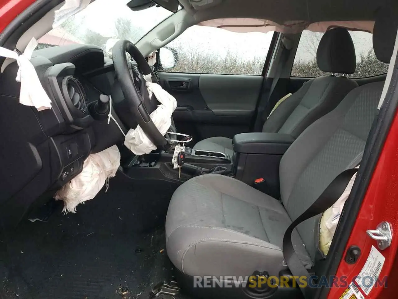 7 fotografías del automóvil dañado 3TMCZ5AN6PM627500 TOYOTA TACOMA 2023