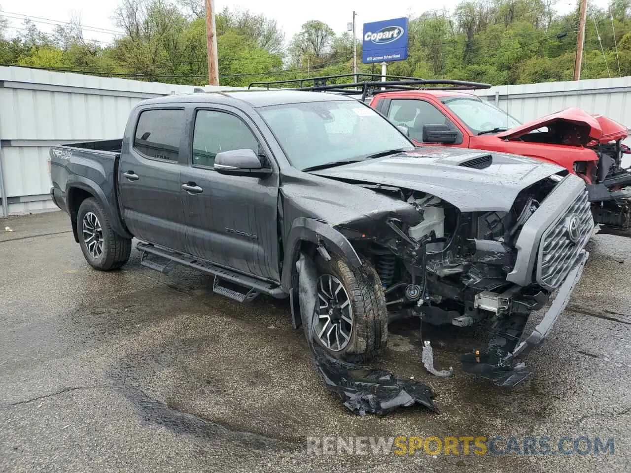 4 fotografías del automóvil dañado 3TMCZ5AN7PM552919 TOYOTA TACOMA 2023