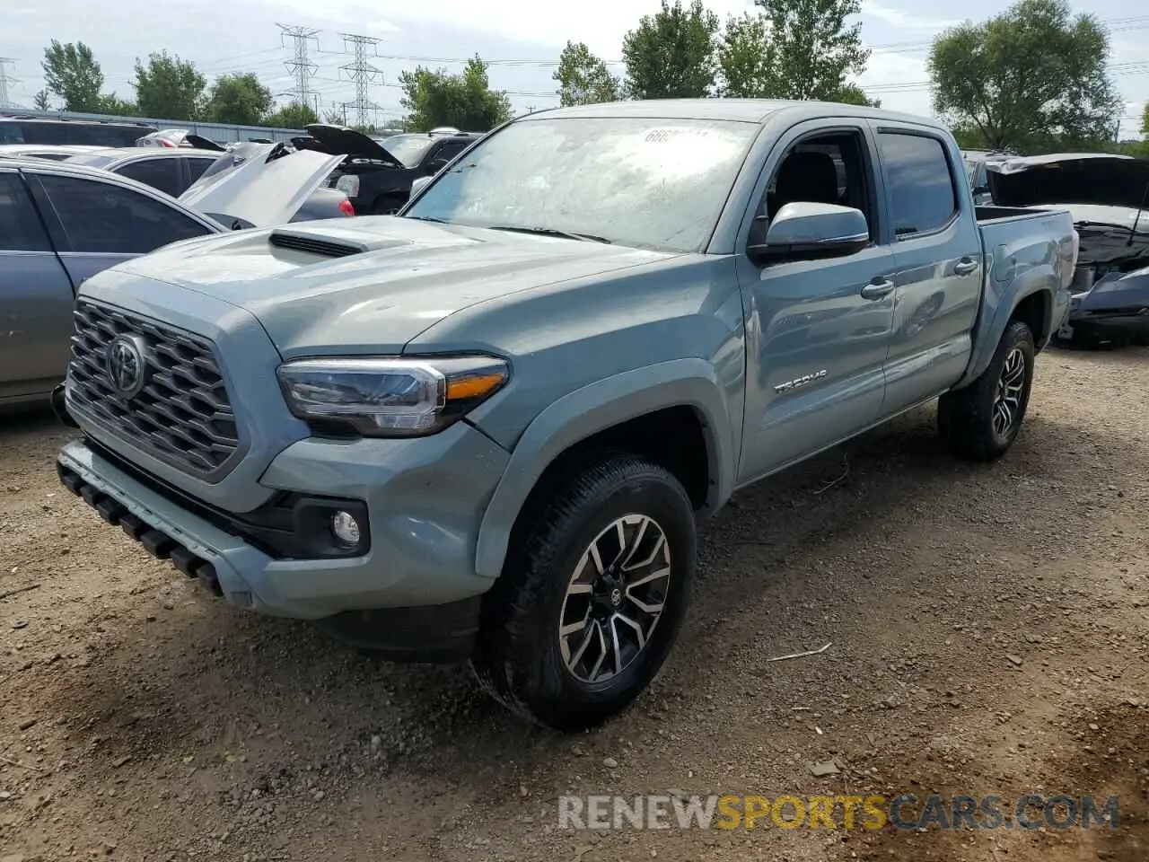 1 fotografías del automóvil dañado 3TMCZ5AN7PM574497 TOYOTA TACOMA 2023