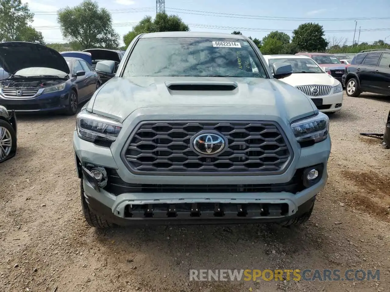5 fotografías del automóvil dañado 3TMCZ5AN7PM574497 TOYOTA TACOMA 2023
