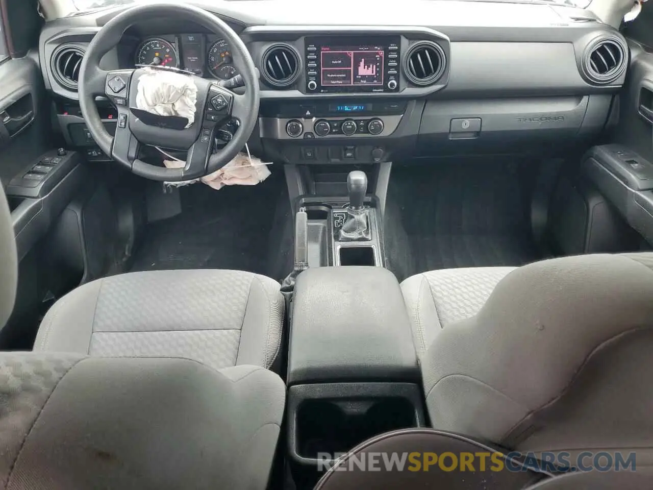 8 fotografías del automóvil dañado 3TMCZ5AN7PM575276 TOYOTA TACOMA 2023