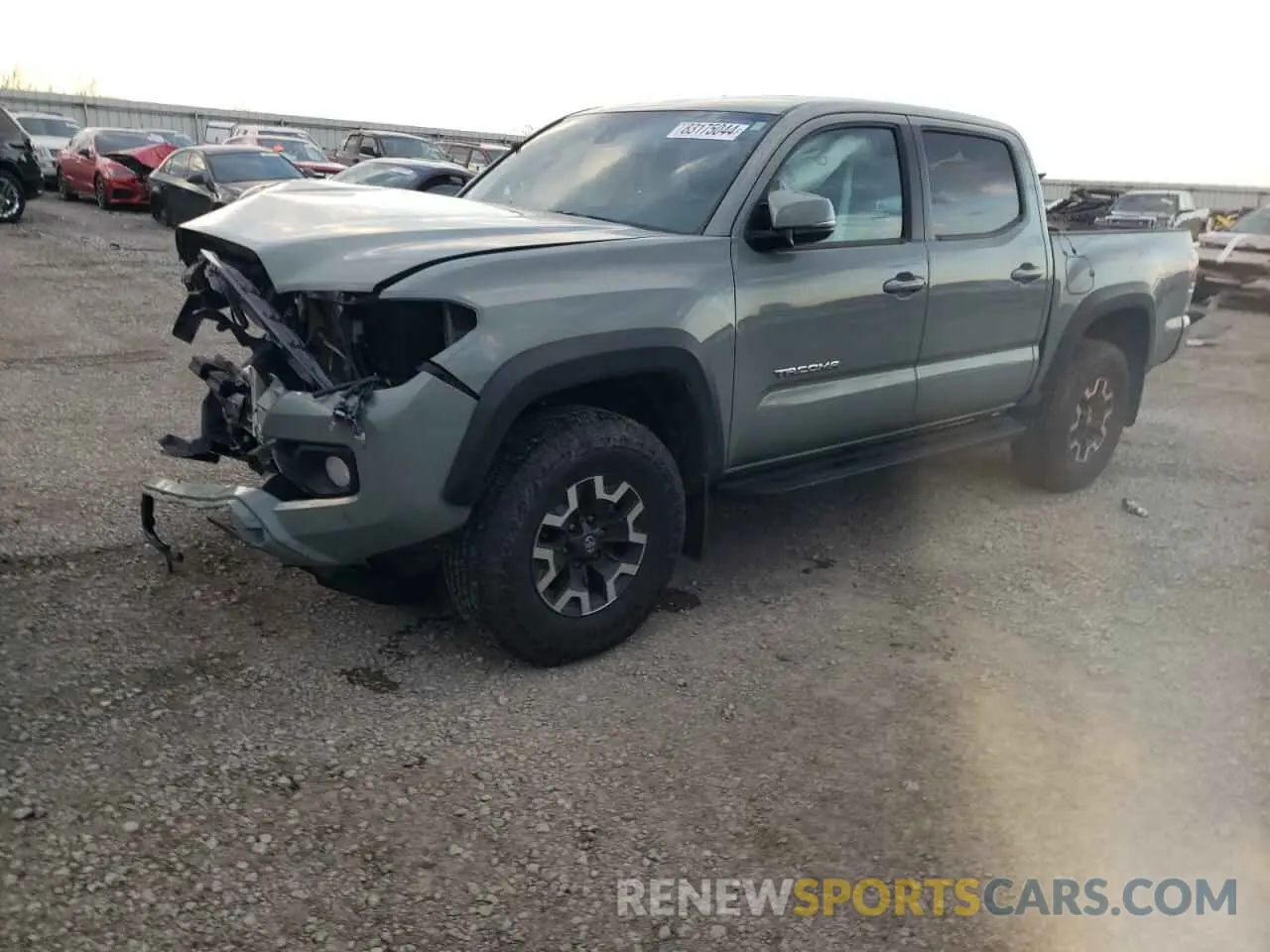 1 fotografías del automóvil dañado 3TMCZ5AN7PM588111 TOYOTA TACOMA 2023
