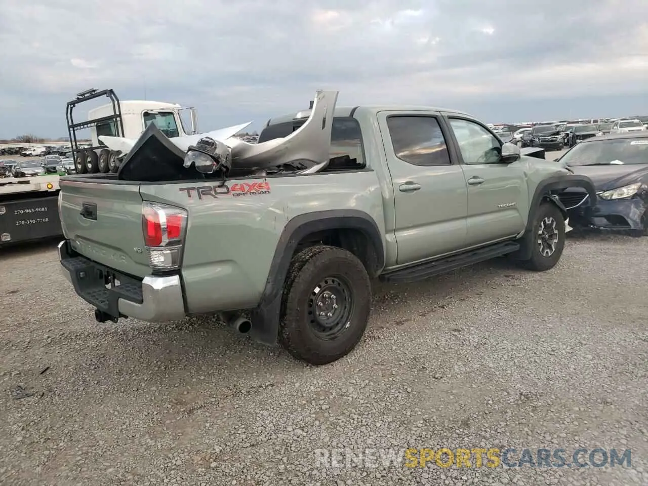 3 fotografías del automóvil dañado 3TMCZ5AN7PM588111 TOYOTA TACOMA 2023