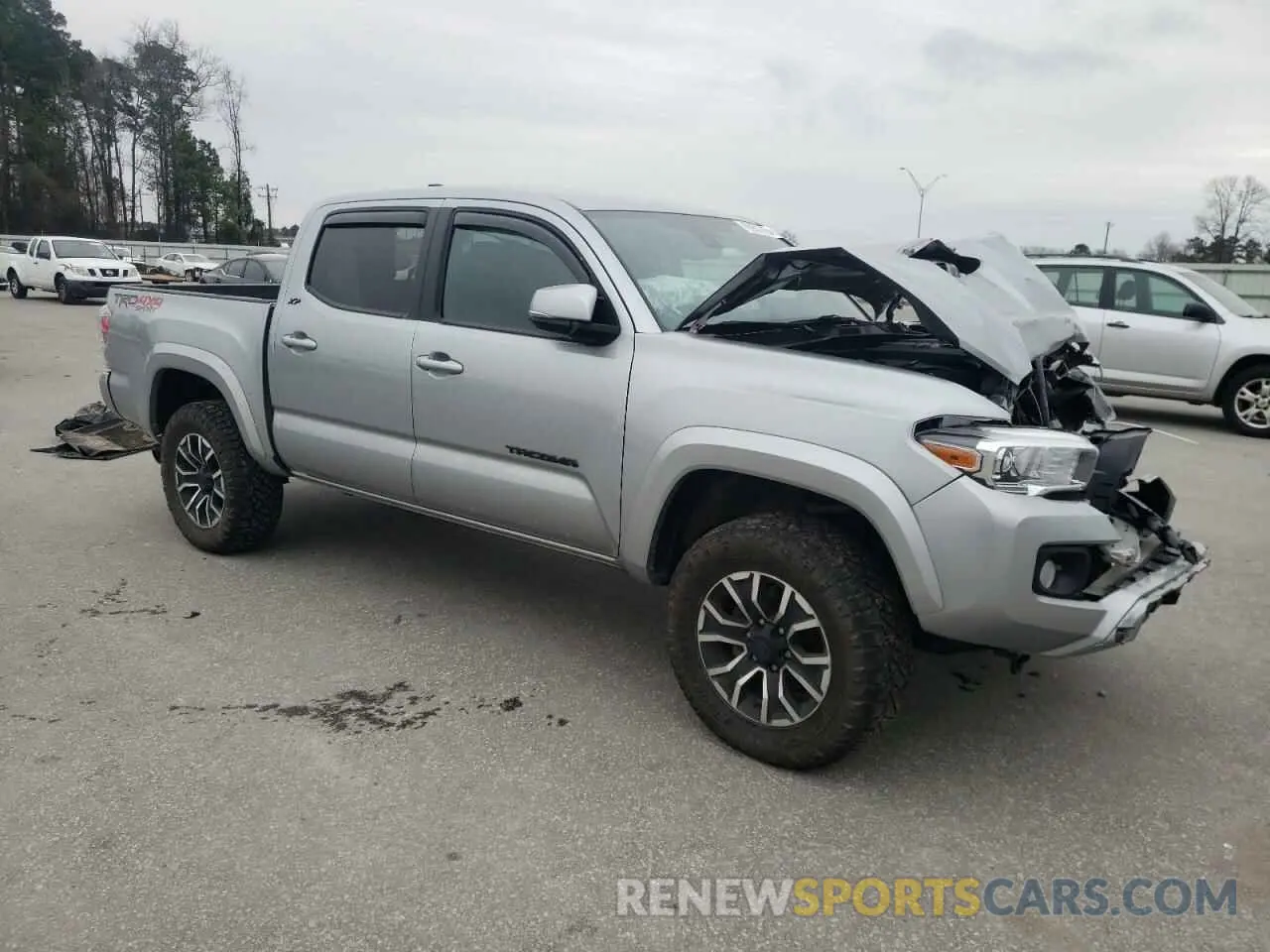 4 fotografías del automóvil dañado 3TMCZ5AN7PM612861 TOYOTA TACOMA 2023