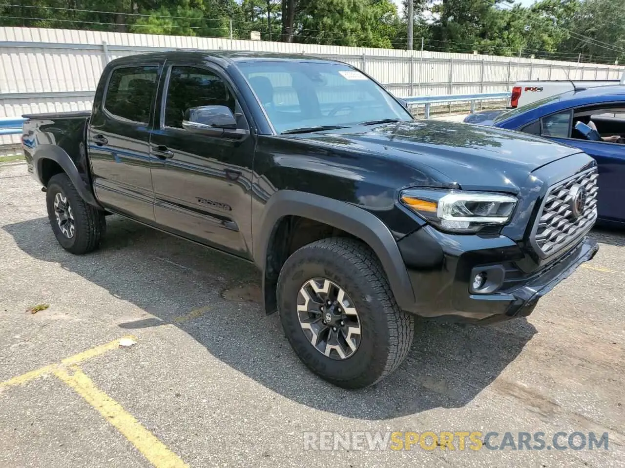 4 fotografías del automóvil dañado 3TMCZ5AN7PM644841 TOYOTA TACOMA 2023