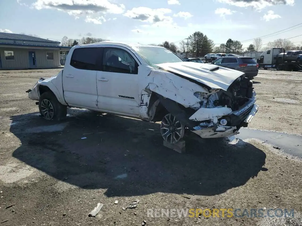 4 fotografías del automóvil dañado 3TMCZ5AN7PM649683 TOYOTA TACOMA 2023