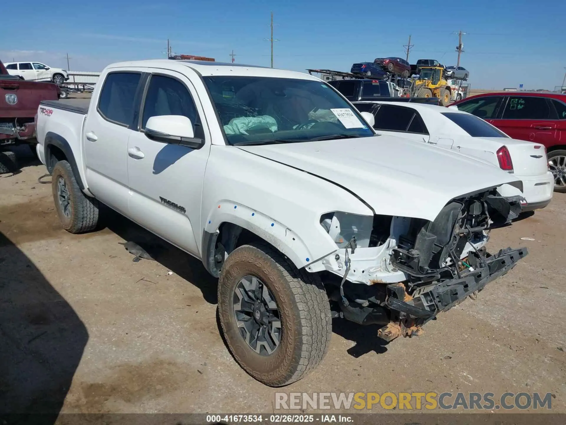 1 fotografías del automóvil dañado 3TMCZ5AN7PM653250 TOYOTA TACOMA 2023