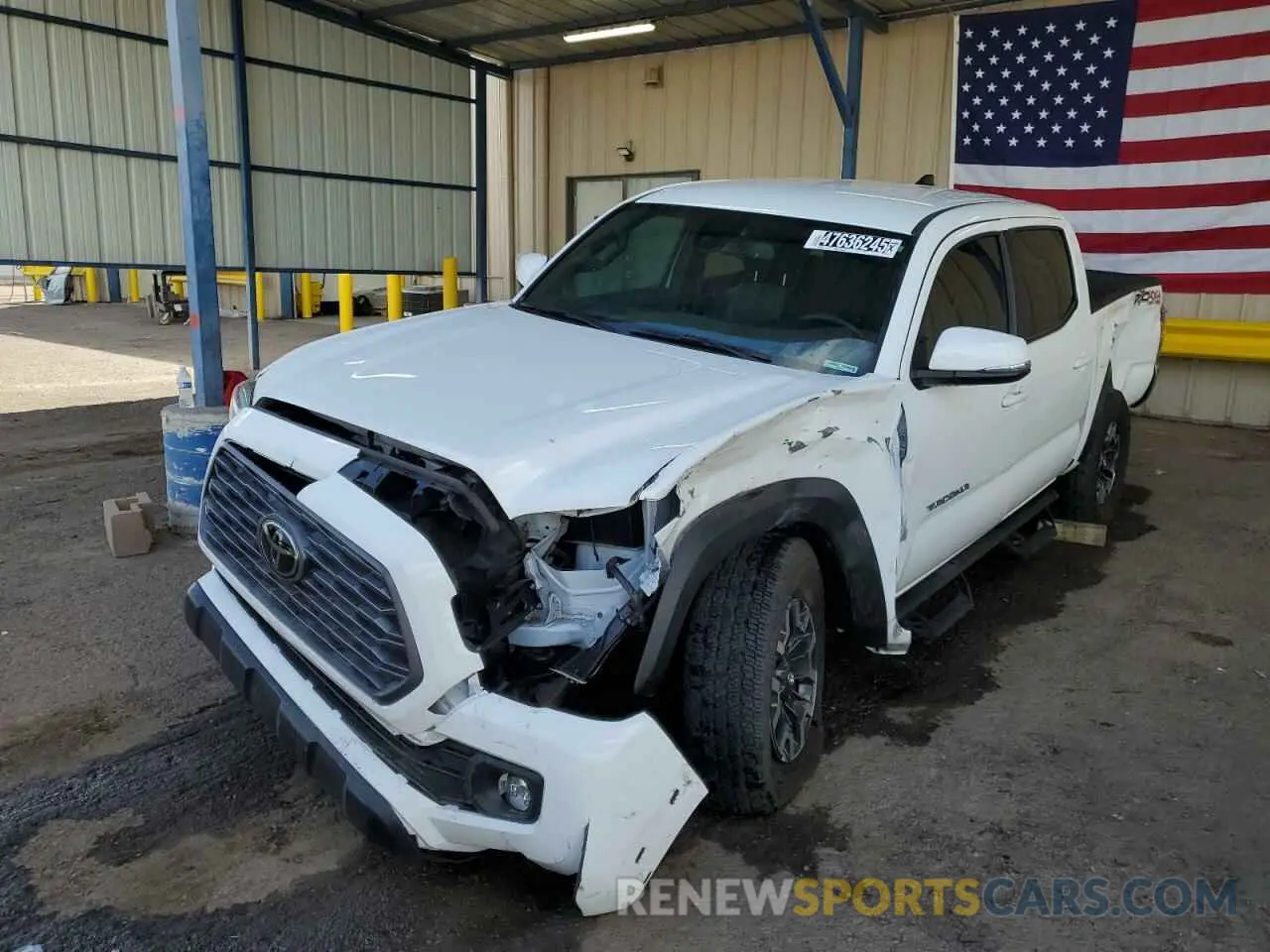 1 fotografías del automóvil dañado 3TMCZ5AN8PM549737 TOYOTA TACOMA 2023