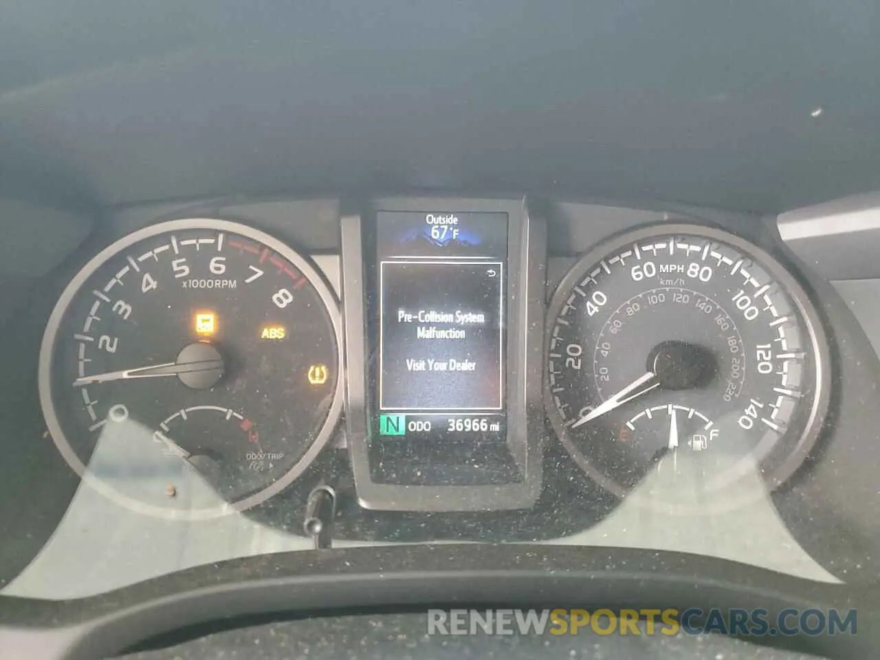 9 fotografías del automóvil dañado 3TMCZ5AN8PM549737 TOYOTA TACOMA 2023