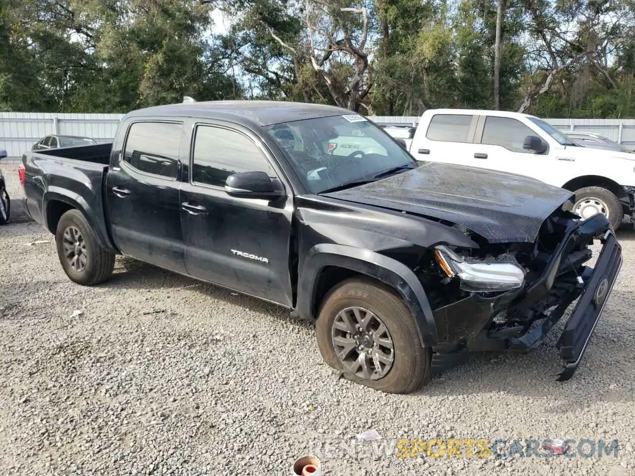 4 fotografías del automóvil dañado 3TMCZ5AN8PM567252 TOYOTA TACOMA 2023