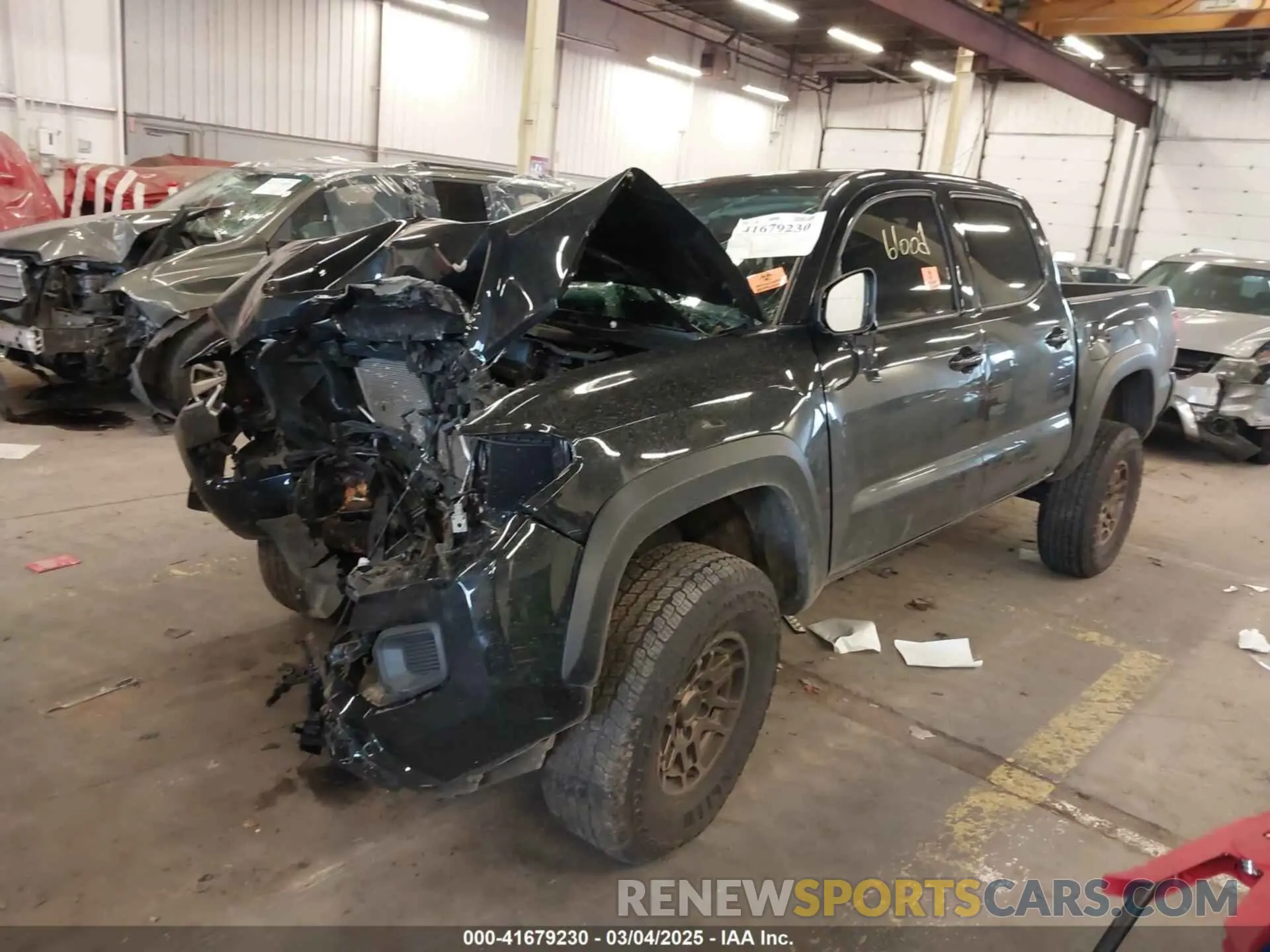 2 fotografías del automóvil dañado 3TMCZ5AN8PM578705 TOYOTA TACOMA 2023