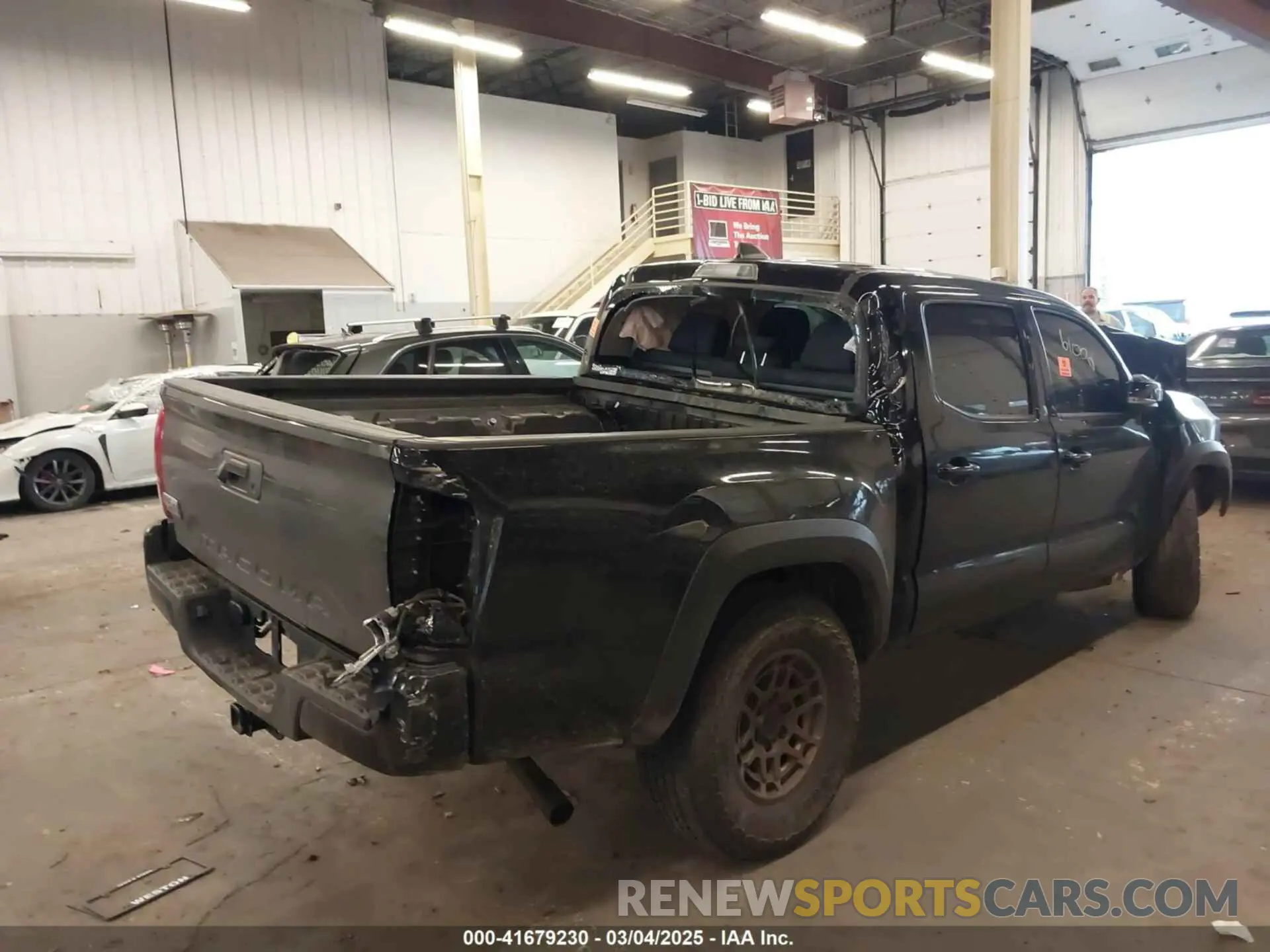 4 fotografías del automóvil dañado 3TMCZ5AN8PM578705 TOYOTA TACOMA 2023