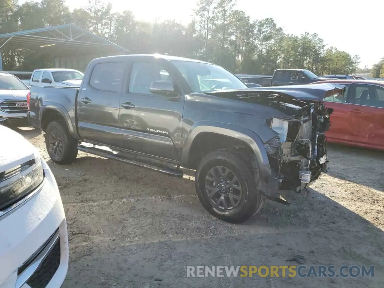 4 fotografías del automóvil dañado 3TMCZ5AN8PM620225 TOYOTA TACOMA 2023
