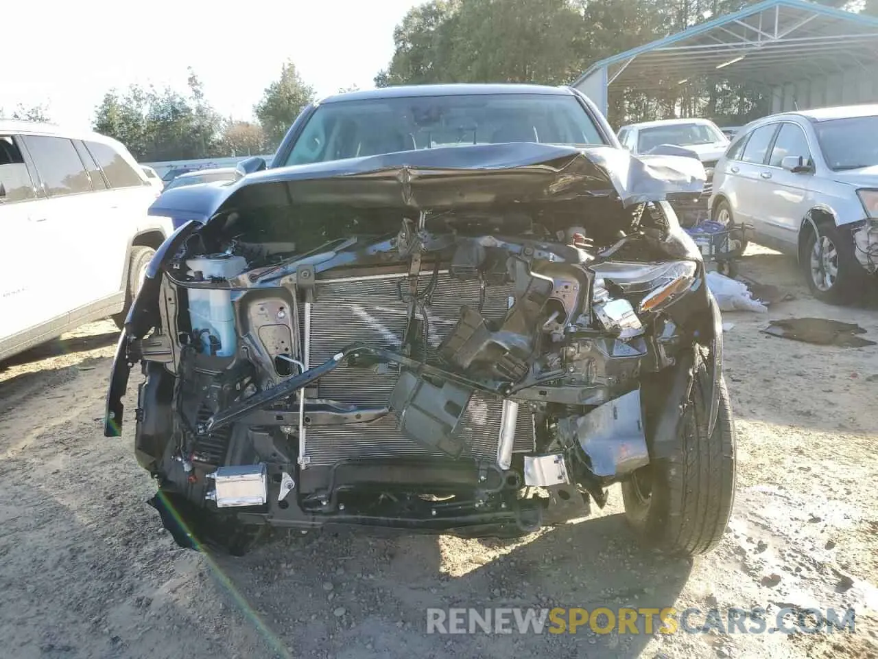 5 fotografías del automóvil dañado 3TMCZ5AN8PM620225 TOYOTA TACOMA 2023