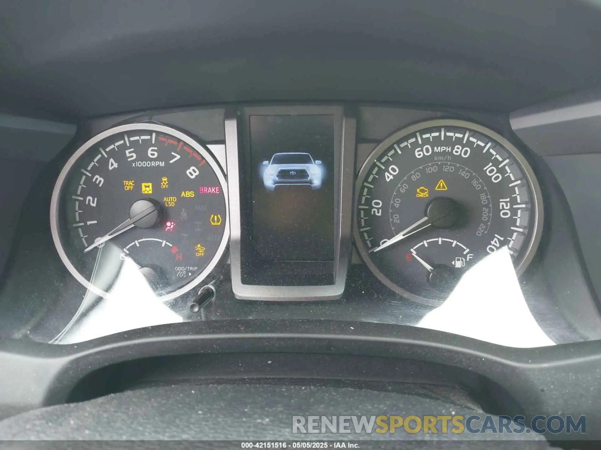 7 fotografías del automóvil dañado 3TMCZ5AN8PM629765 TOYOTA TACOMA 2023