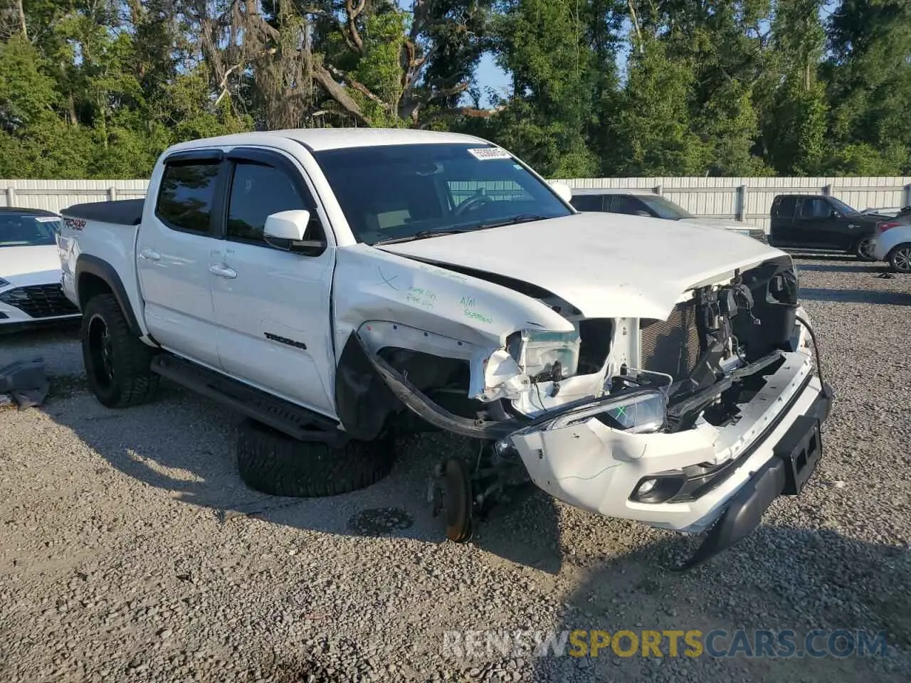 4 fotografías del automóvil dañado 3TMCZ5AN9PM542523 TOYOTA TACOMA 2023