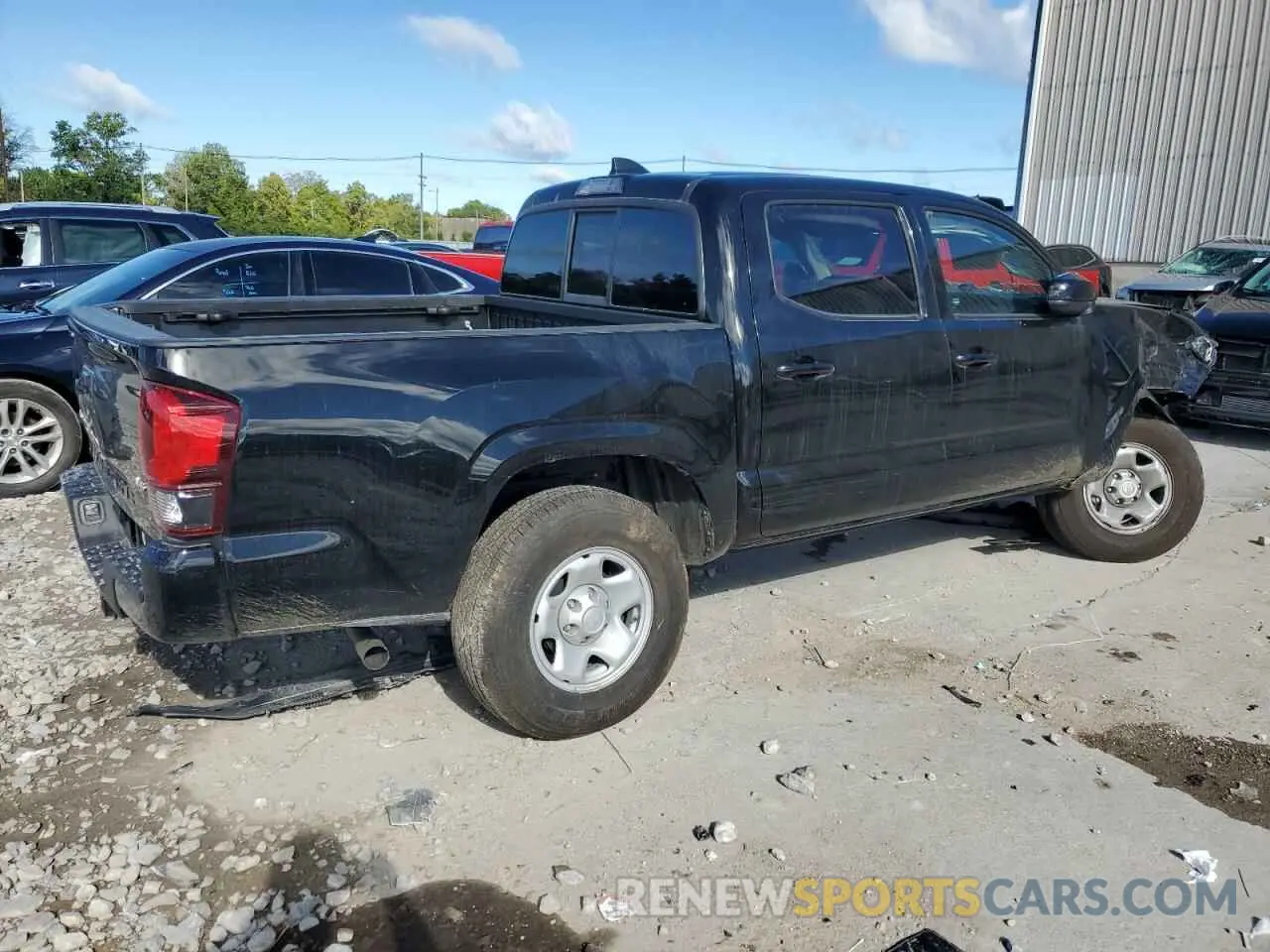 3 fotografías del automóvil dañado 3TMCZ5AN9PM631136 TOYOTA TACOMA 2023