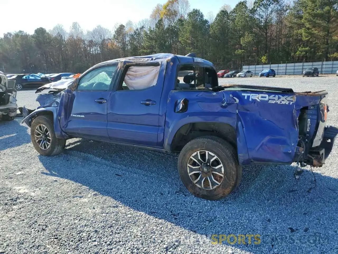 2 fotografías del automóvil dañado 3TMCZ5ANXPM584473 TOYOTA TACOMA 2023